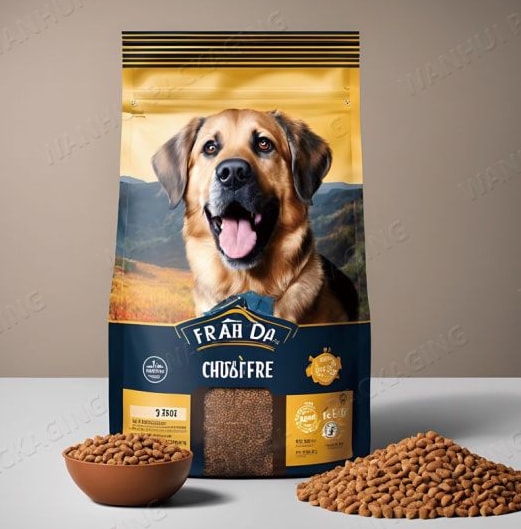 Wholesale custom uv effect dog food bags