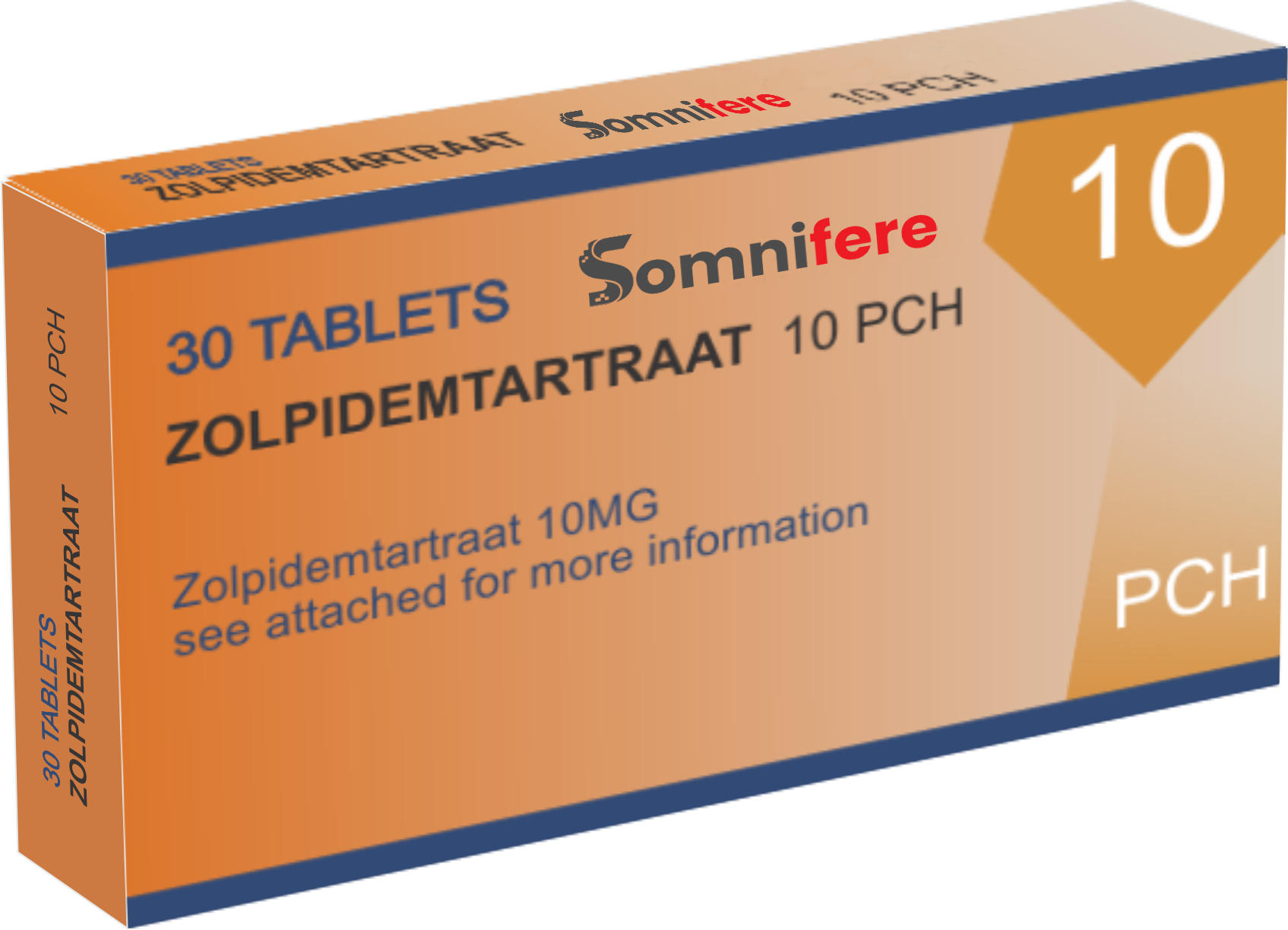  Zolpidemtartraat Sandoz 10MG (30 Comprimés)