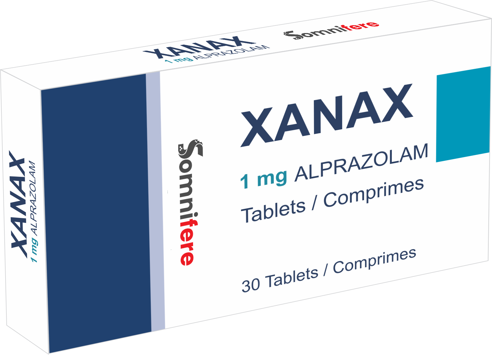  Xanax 1 MG (30 Comprimés)