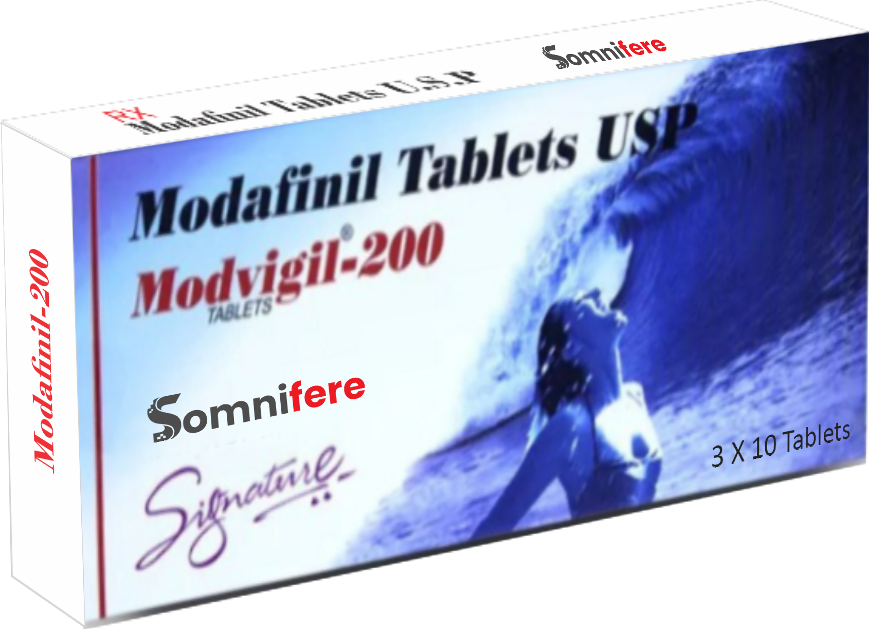  Modafinil 200mg (30 Comprimés)