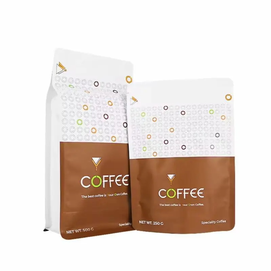 250g Stand up Ziplock Printed Coffee Bags