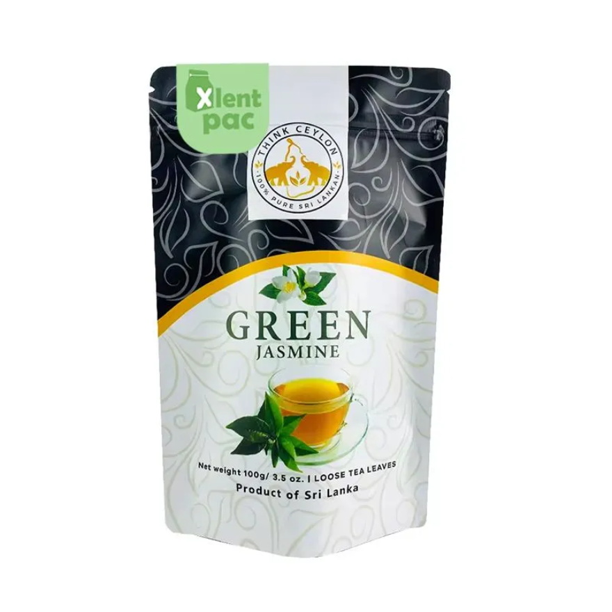 3.5 Oz Aluminum Foil Stand up Loose Leaf Tea Packaging