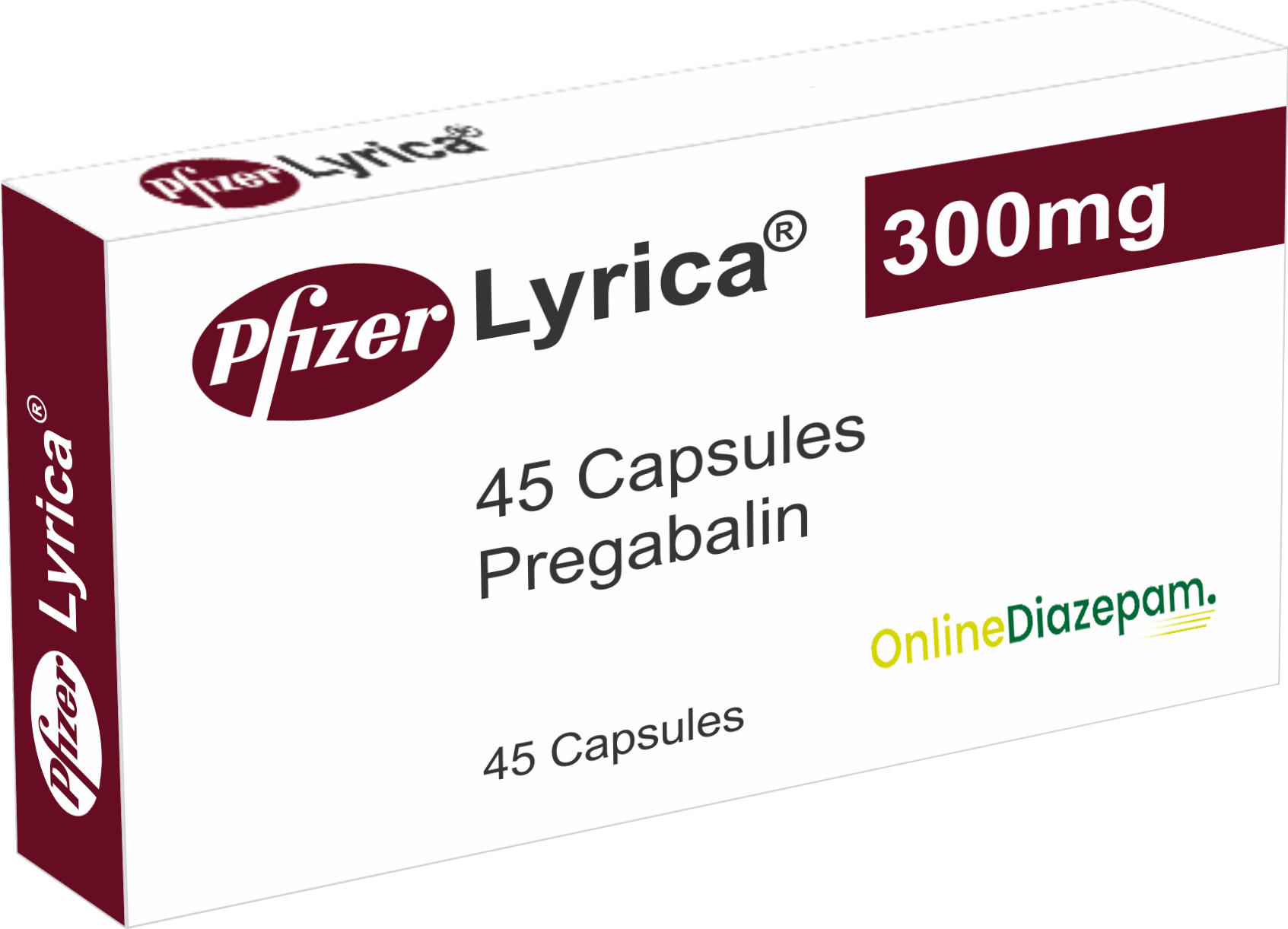  Pregabaline 300 MG (45 Capsules) Lyrica