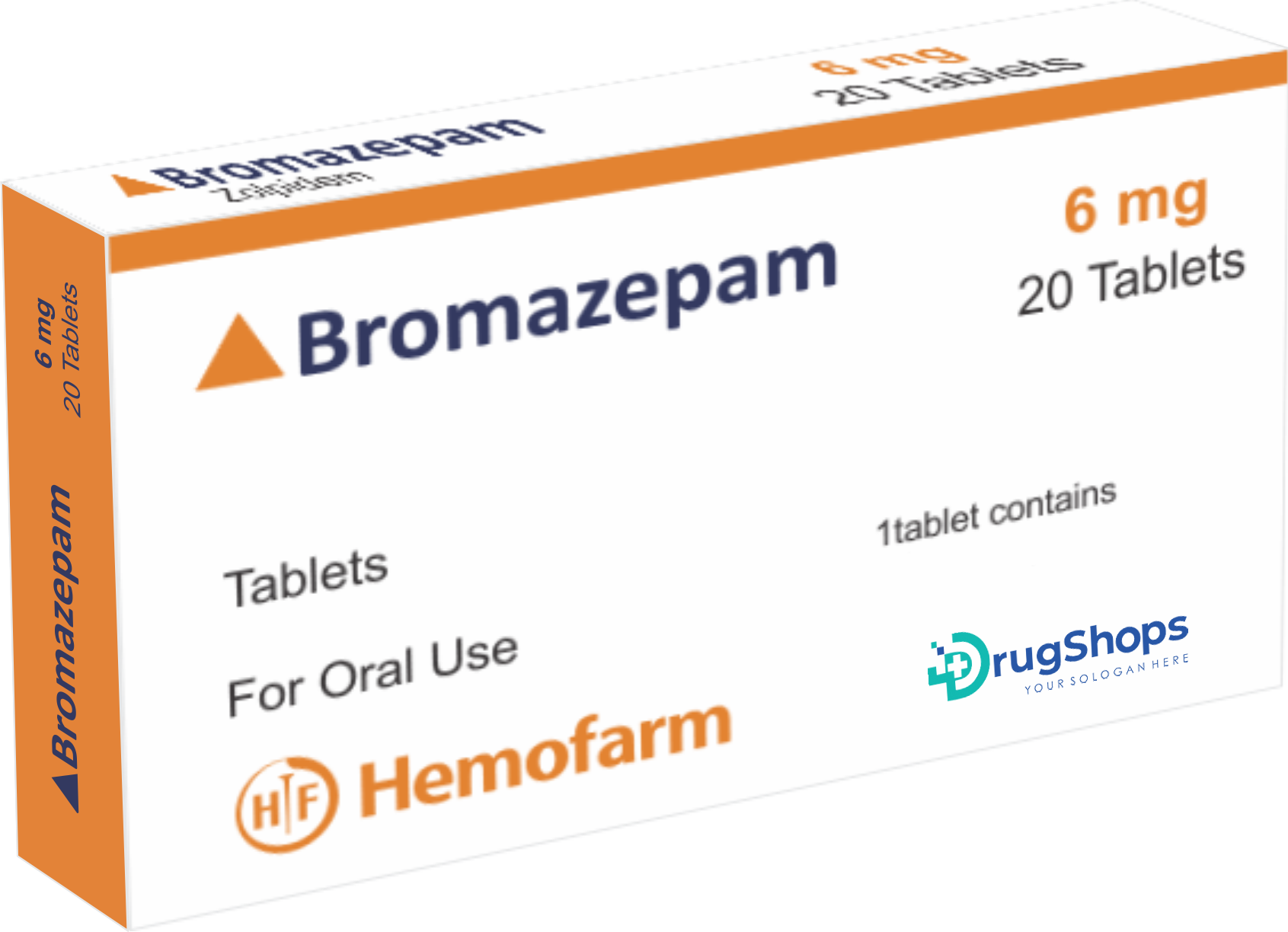 Bromazepam 6mg (20 Tablets)