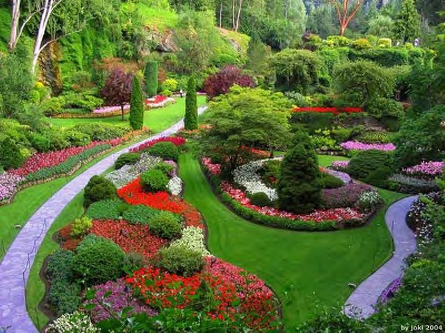 Trabalhos de paisagismo em jardins