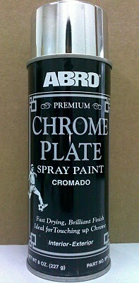 ABRO Premium Chrome Plate Spray Paint