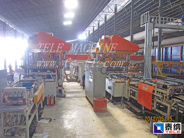 automatic clay roof tile making machine