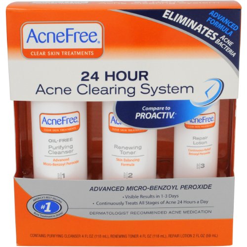 Acnefree 24 Hour Acne Clearing System Kit