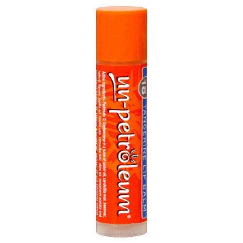 Alba Un-Petroleum Tangerine Lip Balm, SPF 18 , 0.15-Ounce Tubes 