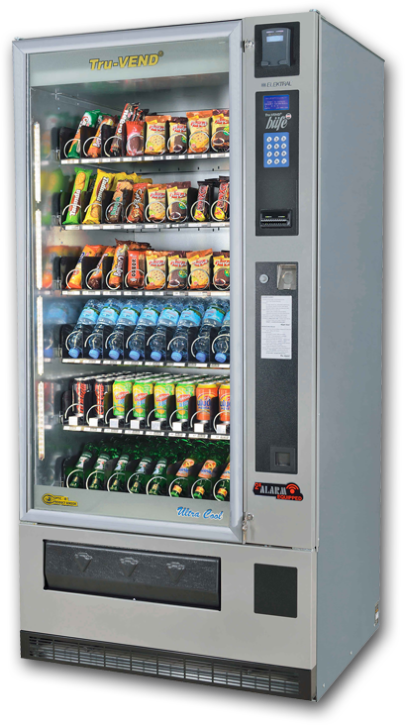 Sykurhúðaður og snarl matvæli, Vending Machines