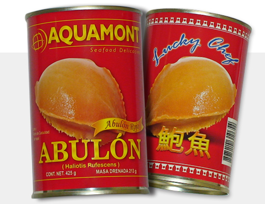 Abalones, naka-kahong