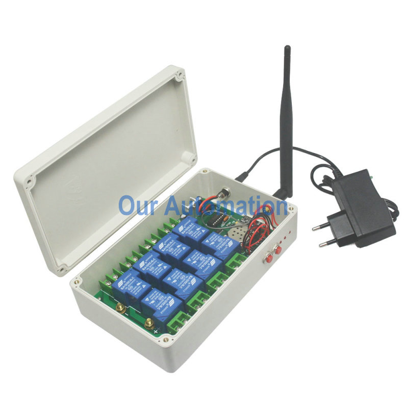 Mobile Phone Smartphone WIFI Controller for Android or iOS - 8 Channels AC or DC 30A High Power Output