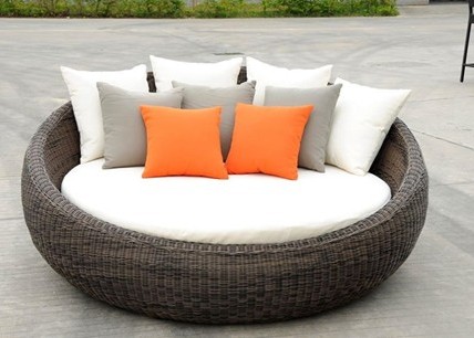 Rattan / Korbsofa