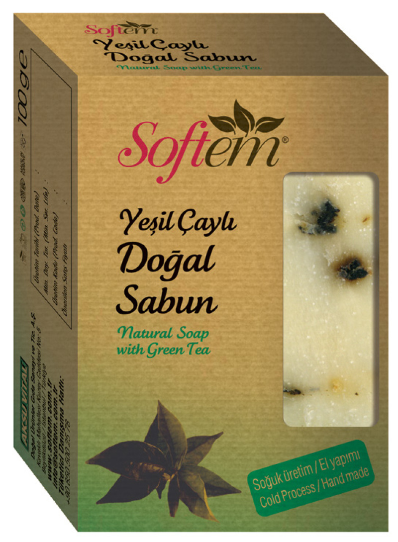 Natural Herbal Soap with Green Tea