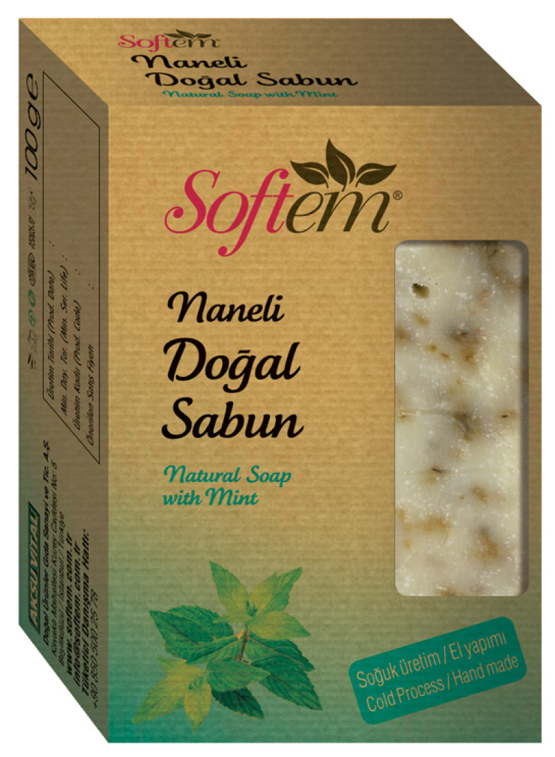 Natural Herbal Soap with Peppermint Oil