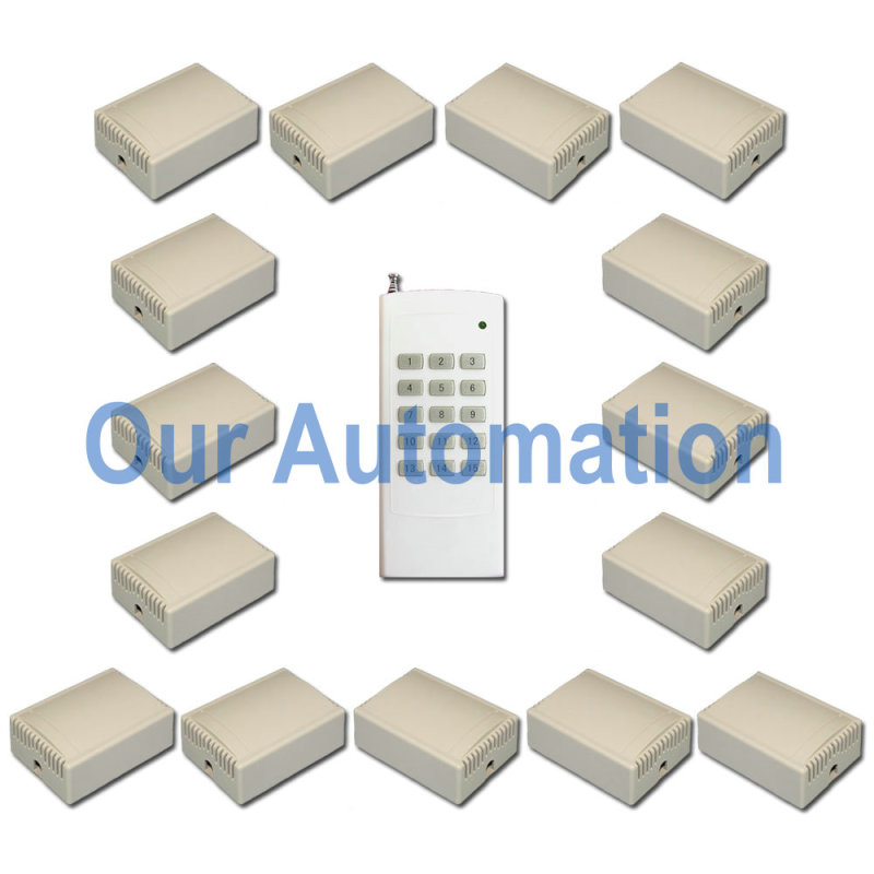 15 Channel 6V 9V 12V 24V Home Automation RC Kit