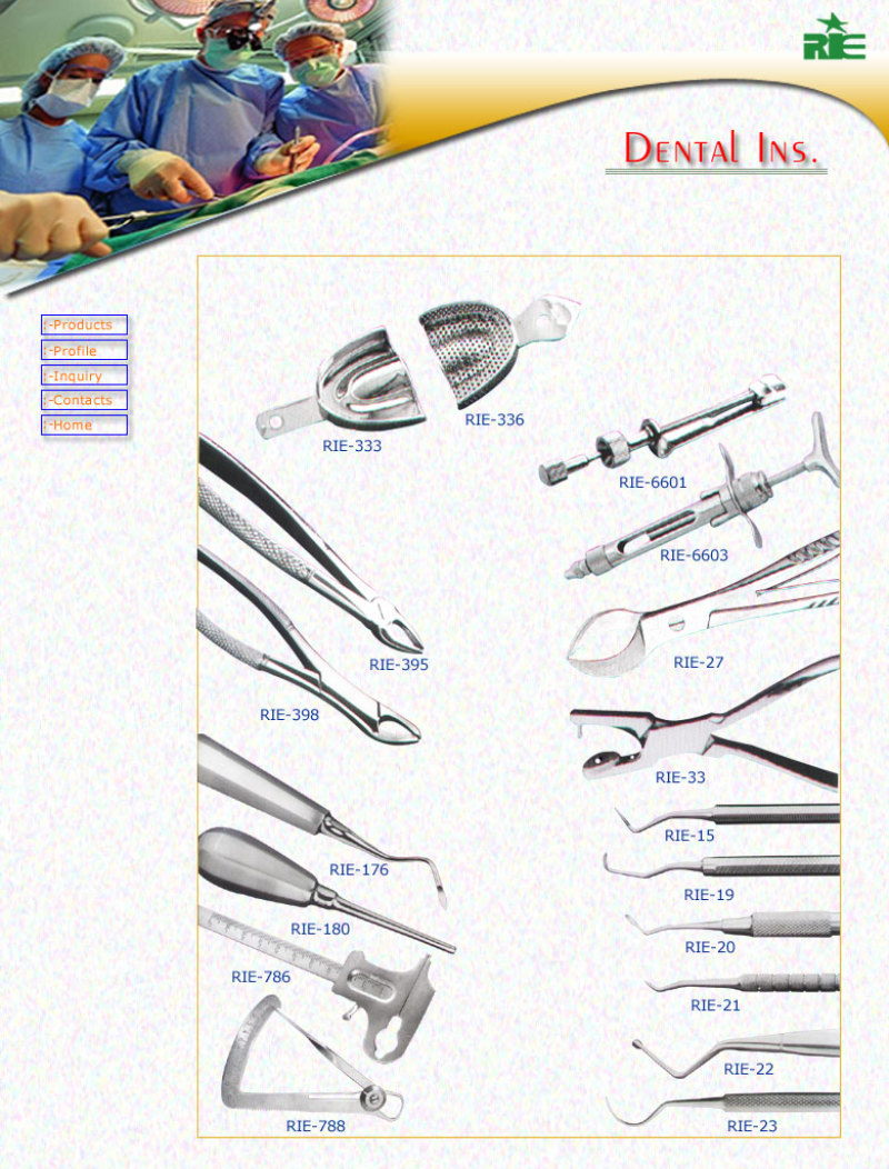 Dental instruments and devices 