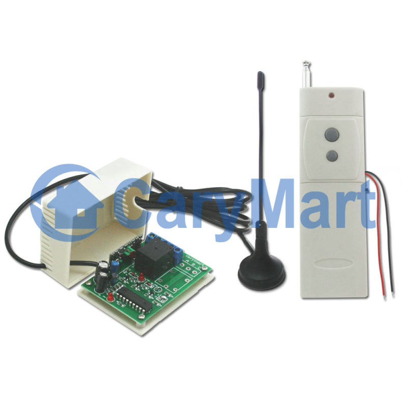 Transmitter with Dry Contact Input and NO/NC terminals 1 Channel Receiver  