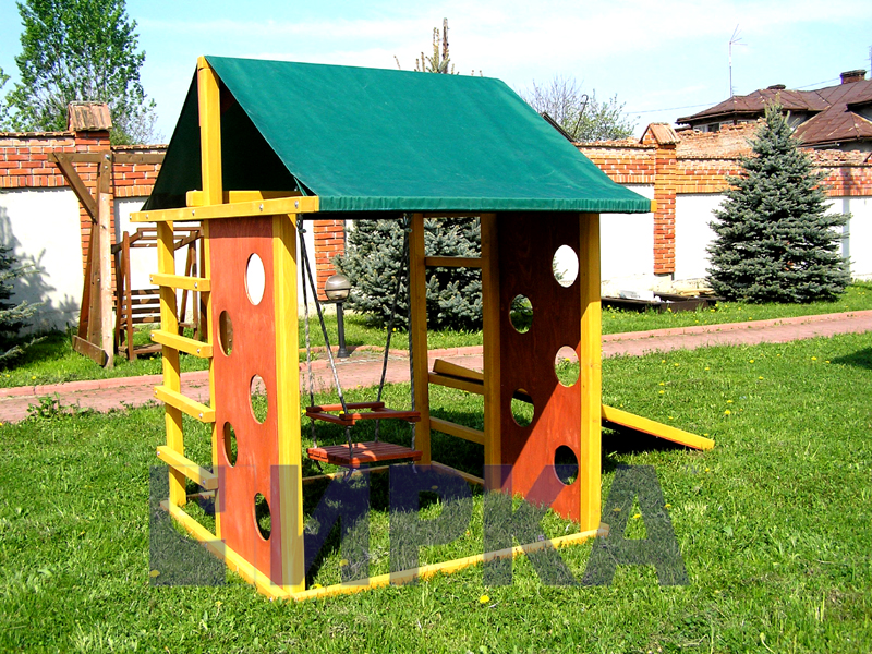 Park at playground equipment