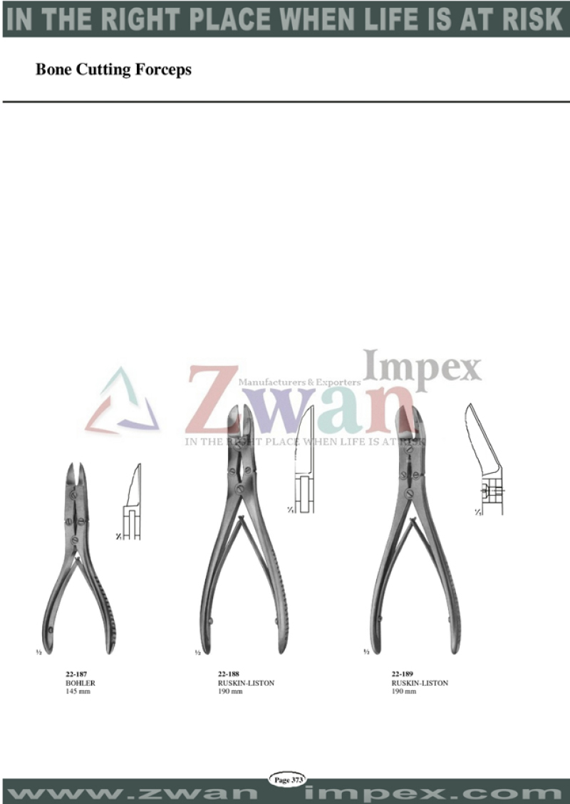 Bone & Wire Cutter TC