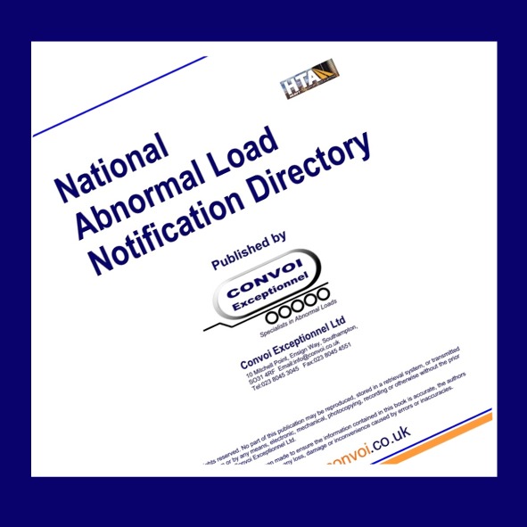 HTA Abnormal Load Directory. Notify Police of abnormal load movement