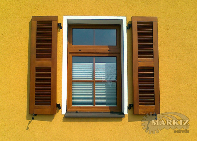 wooden shutters