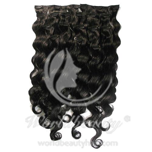 Russian hair clip in hair extension