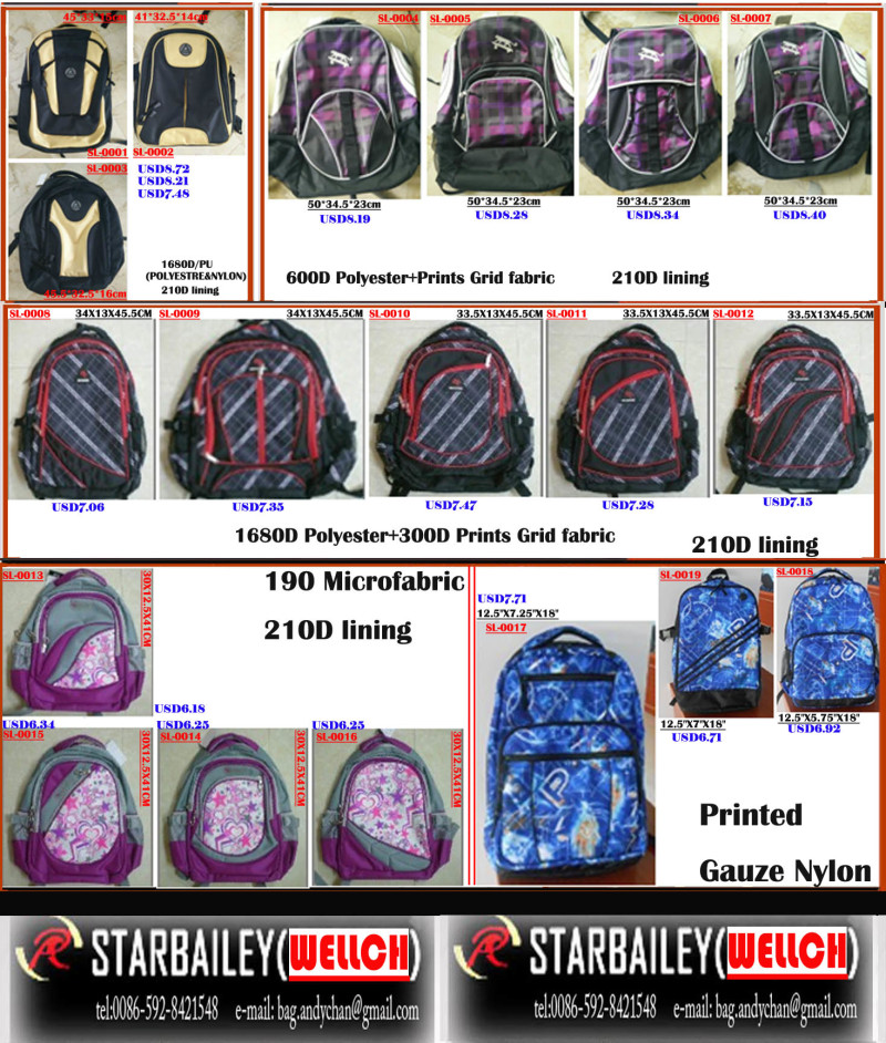 backpack catalog