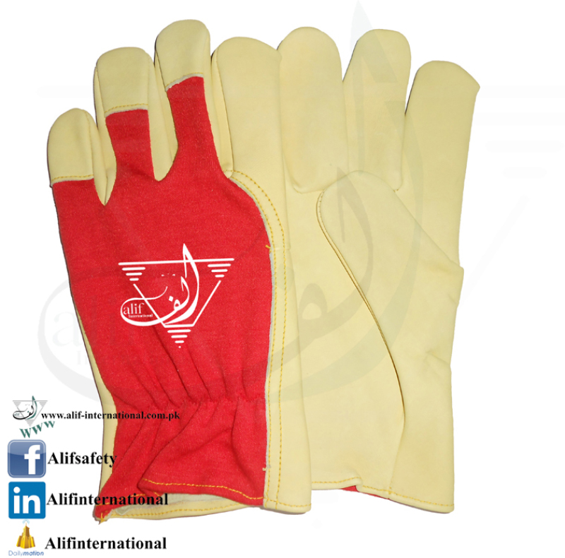 Alif-06 Leather Working Gloves