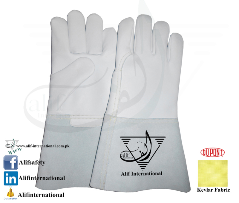 Alif-12 Kevlar Lined Heat Resistant Gloves