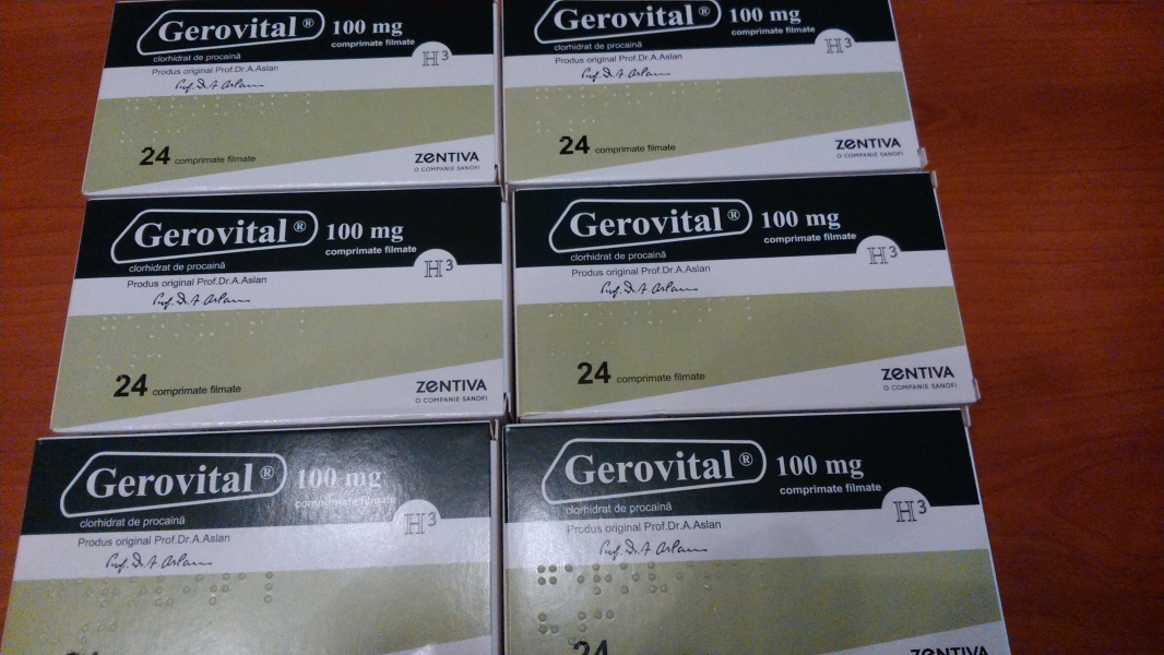 Buy Genuine Gerovital H3 Tablets Ana Aslan