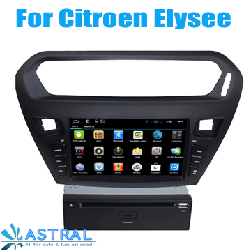 Citroen Elysee GPS Navigation with HD Touch Screen