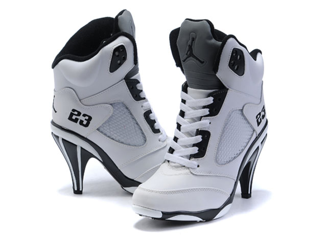 cheap air jordan 5 high heels shoes