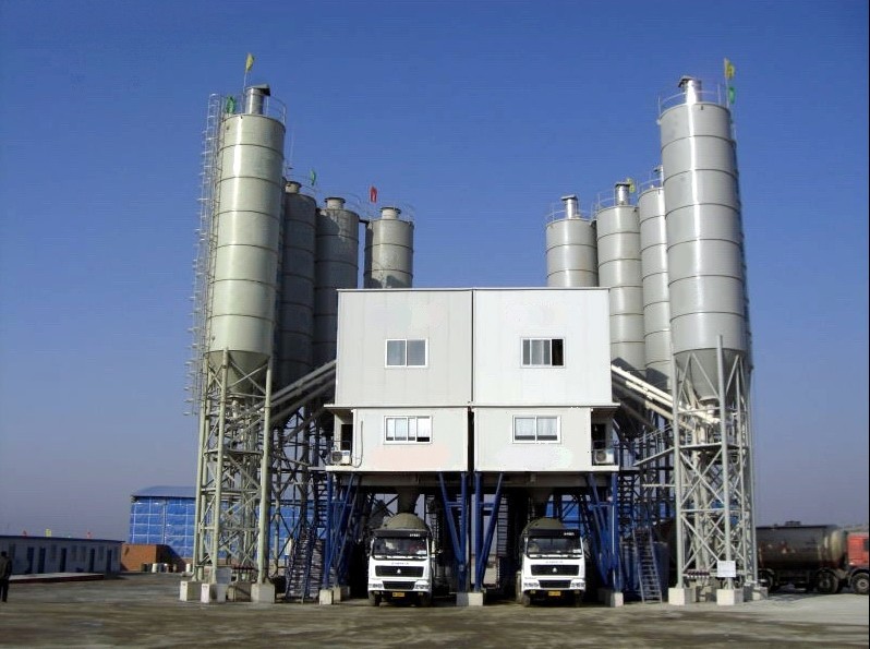 HZS240 concrete mixing plant