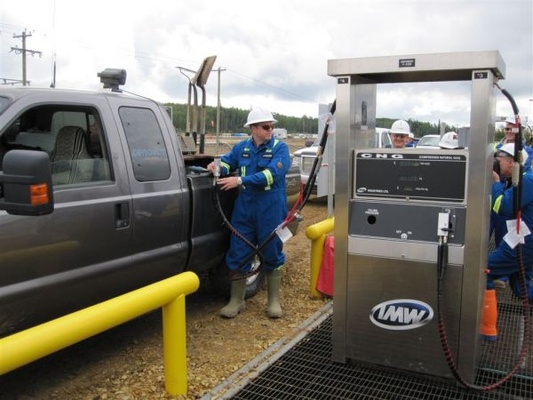 Gass naturali kompressat (CNG) dispensers, stazzjon ta 'servizz