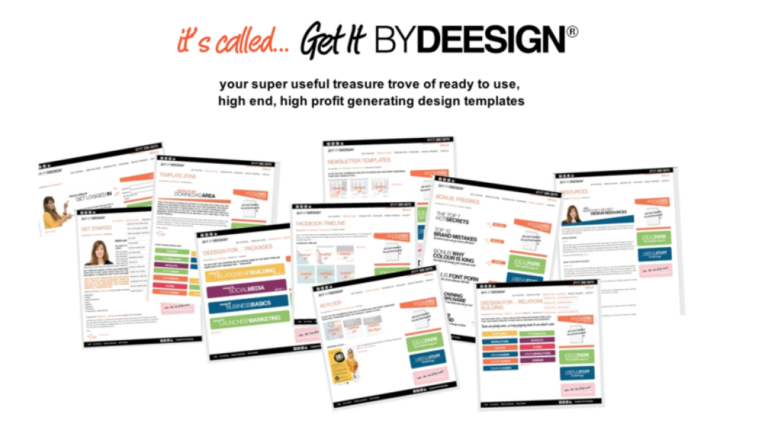 Designed Marketing Templates Get It By Deesign