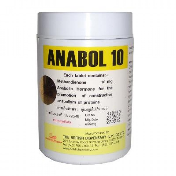 Dianabol for sale, Anabol British Dispensary 10mg 100 Tabs (Methandienone)