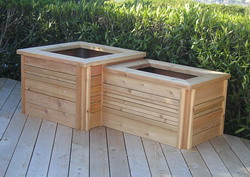 Planters, wooden