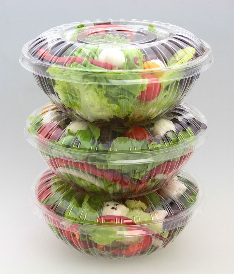 disposable OPS plastic containers (trays, boxes) for cakes, sushi, salads, fruits, vegetables and etc.