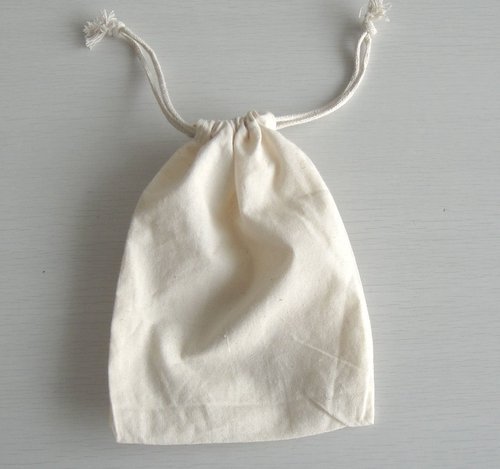 100% Cotton Muslin Coffee Drawstring Bags