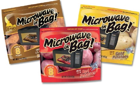 দ্রুত খাবার microwaving জন্য ব্যাগ, কাগজ,