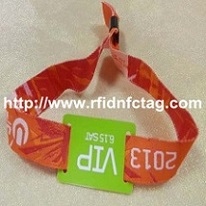 Custom RFID woven wristband,RFID wristband,RFID fabric wristbands