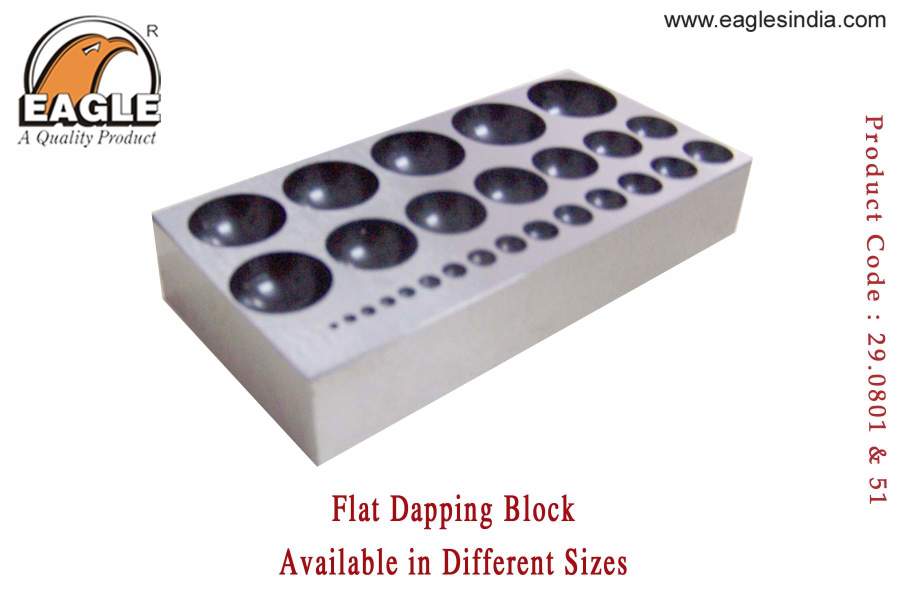 Flat Dapping Block - Jewellery Tools In India 