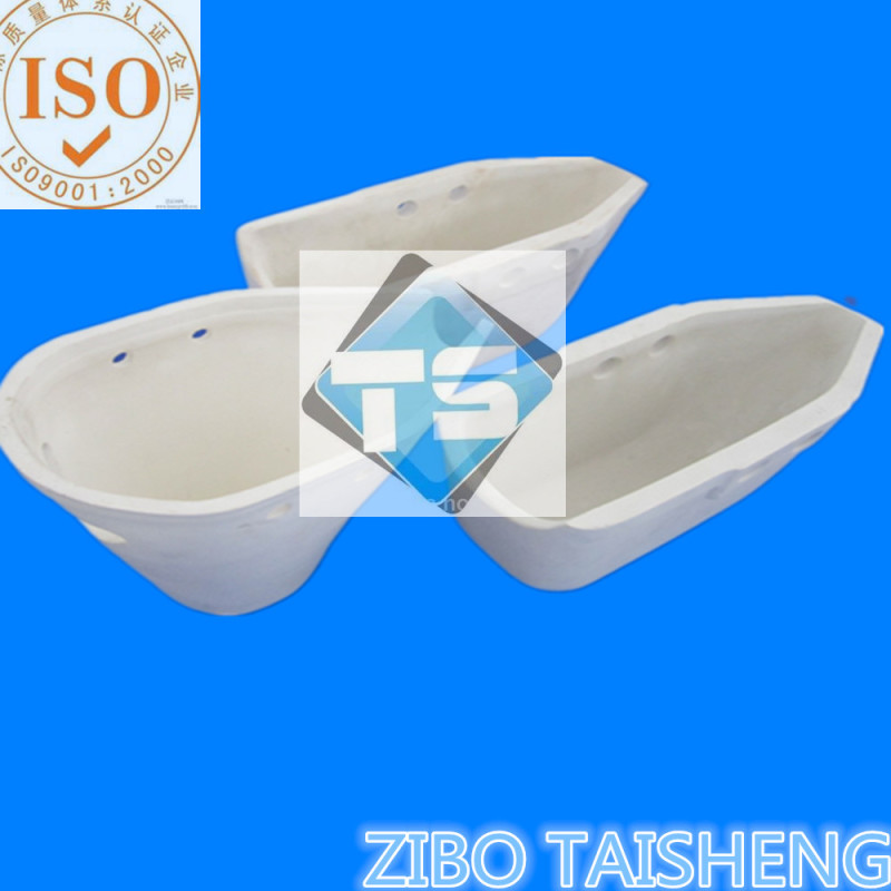 Hot Sale Aluminium Titanate Ladle for Conveying Molten Aluminium