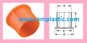 Beskyttelseshetter, plast, for boltforbindelser