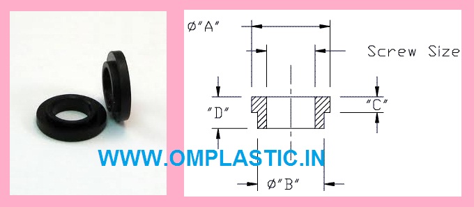 پیچ اور بولٹ کے لئے سپیسر bushings، دھات،