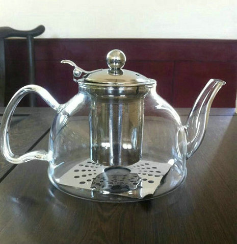 1L glass teapot/kettle