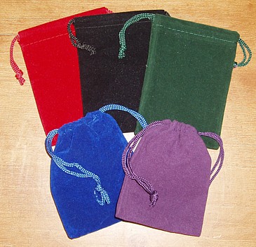 Velvet Pouch Bag, Coin Bag, Velvet Drawstring Bags