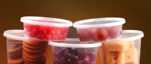 Containers, plastic, for the food industry