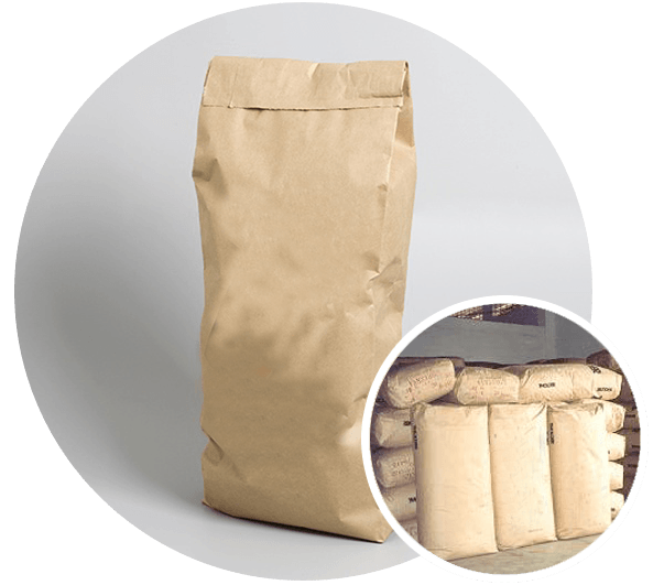 Sacks, paper, for foodstuffs